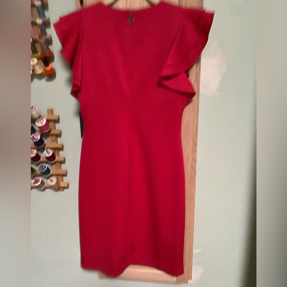 Tommy Hilfiger Dress Size 6 NWT Red - Picture 3 of 7